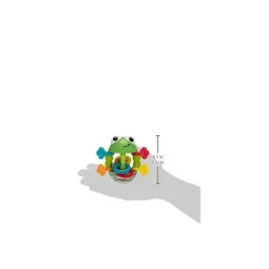Chocalho de sapo de chinelos infantil, multicolorido