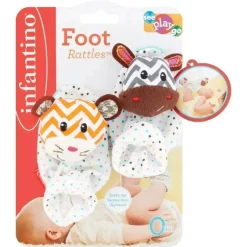Chocalhos Infantino - Zebra e Tigre
