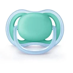 Chupeta Avent - 2Pk Ultra Air, 6/18M, Azul/Verde