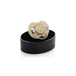 Chupeta Bling Swarosvski Crystal Gold, 0-6M