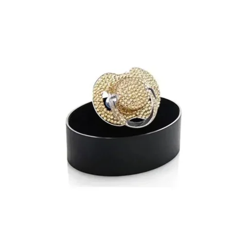Chupeta Bling Swarosvski Crystal Gold, 0-6M