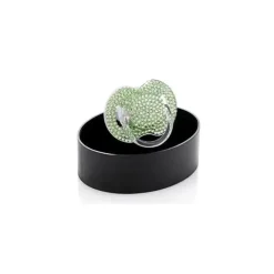 Chupeta Bling Swarovski Crystal - Verde Esmeralda (6-18M)