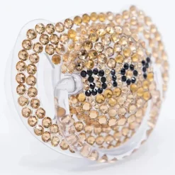 Chupeta de bebê Swarovski Dior Gold