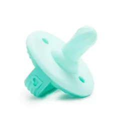 Chupeta de silicone Munchkin Sili-Soothe &amp; Teethe + mordedor - 2 unidades, azul/verde