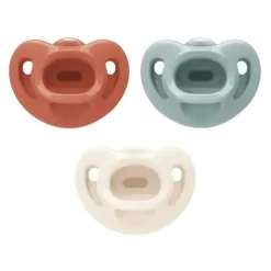 Chupeta de silicone sustentável Nuk - for Nature 0-6 m, 3 ct