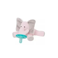 Chupeta infantil Wubbanub Elefante Rosa