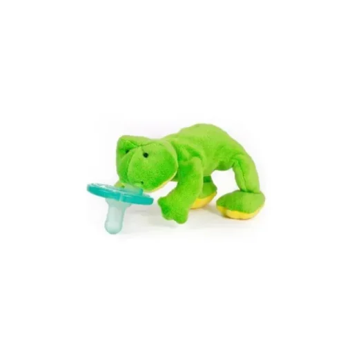 Chupeta infantil Wubbanub, sapo verde