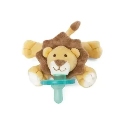 Chupeta infantil Wubbanub bebê leão, marrom
