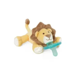 Chupeta infantil Wubbanub bebê leão, marrom