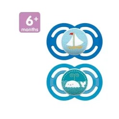 Chupeta MAM 2 Pack Perfect 6M+ - Azul