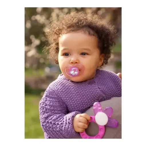 Chupeta MAM 2 Pack Perfect 6M+ - Rosa/Roxo