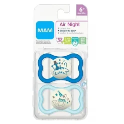 Chupeta Mam- Air Night 16+ meses, menino