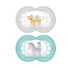 Chupeta Mam Animals 2Ct 6+ M Unissex