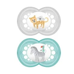 Chupeta Mam Animals 2Ct 6+ M Unissex