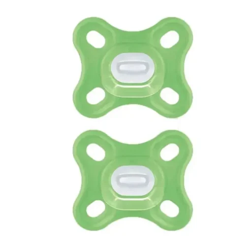 Chupeta Mam Comfort Green 2Pk, recém-nascido