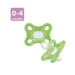 Chupeta Mam Comfort Green 2Pk, recém-nascido
