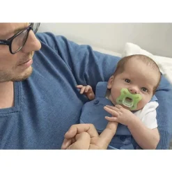 Chupeta Mam Comfort Green 2Pk, recém-nascido