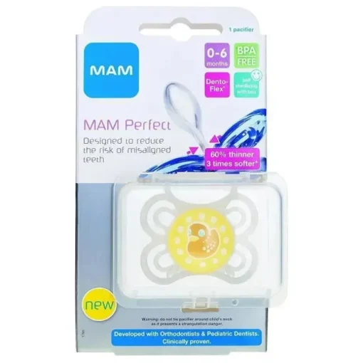 Chupeta Mam Dento-Flex Perfect Unissex 0-6M