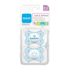 Chupeta Mam Love &amp; Affection 0-6M - Cores Podem Variar, Pacote com 2