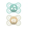 Chupeta MAM 2-Pack 0-6M Perfect - Verde/Amarelo