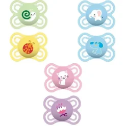 Chupeta MAM Perfect 0-6 Meses 2pk- Cores e Estilos Podem Variar e