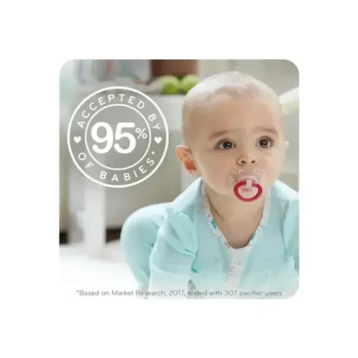 Chupeta Nuk Baby que brilha no escuro 6-18 meses, 2 unidades
