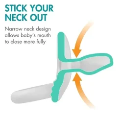 Chupeta ortodôntica Boon Jewl, chupeta de silicone, estágio 2, 3 meses +, pacote de 2, azul