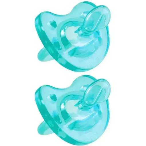 Chupeta Ortodôntica Chicco NaturalFit Soft Silicone 2 Pacotes, Azul