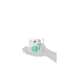 Chupeta Ortodôntica Chicco NaturalFit Soft Silicone 2 Pacotes, Azul