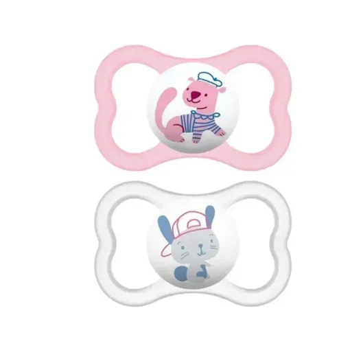 Chupeta Ortodôntica MAM Air, Menina, 6+ Meses, 2 Contagens