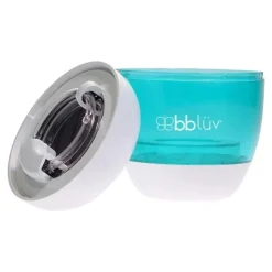Chupeta portátil Bbluv Uvi 4 em 1 e esterilizador ultravioleta para mamilos, branco/água