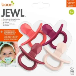 Chupeta Tomy - Boon Jewl 4 Pk Stage 2 Rosa, 3M