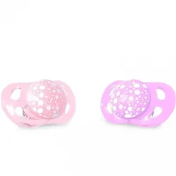 Chupeta Twistshake 2-Pack 0-6M - Rosa Claro/Lavanda