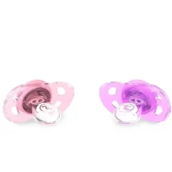 Chupeta Twistshake 2-Pack 0-6M - Rosa Claro/Lavanda