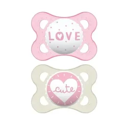 Chupetas Attitude Mam Girls, 0-6M