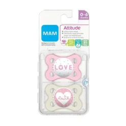 Chupetas Attitude Mam Girls, 0-6M
