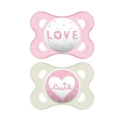 Chupetas Attitude Mam Girls, 0-6M