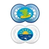 Chupetas de cristal Mam Boys, 6M+
