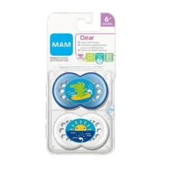 Chupetas de cristal Mam Boys, 6M+