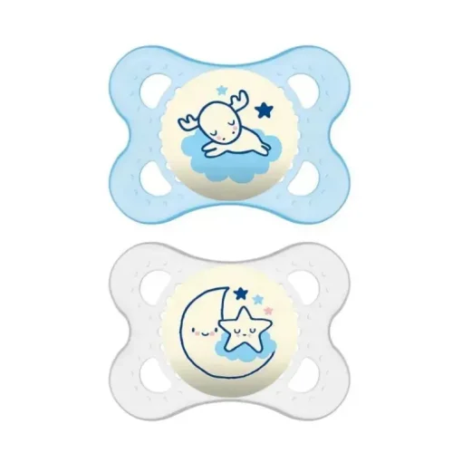 Chupetas noturnas Mam Boys, 0-6M