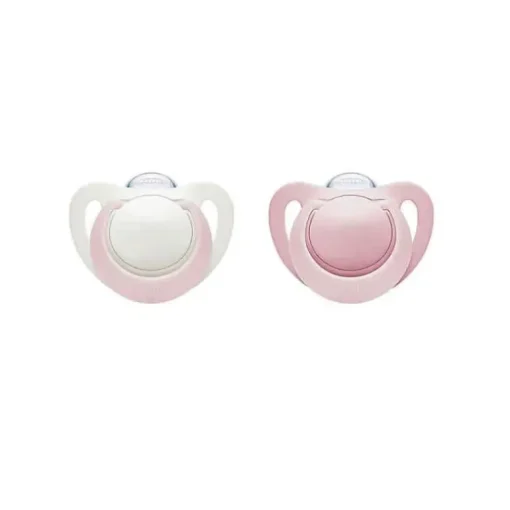 Chupetas ortodônticas NUK® Newborn Boy OR Girl (Azul ou Rosa), 0-2 M.