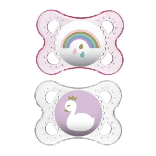 Chupetas transparentes da mamãe, 0-6M