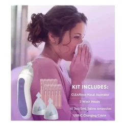 CLEARinse - Aspirador Nasal Alívio da Congestão Nasal