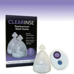CLEARinse - cabeças de lavagem de reposição para aspirador nasal elétrico 2Pk