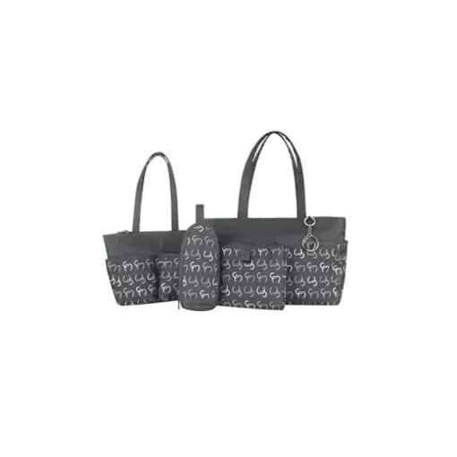 Clevamama - Bolsa de Fraldas Nicole Tote, Asfalto