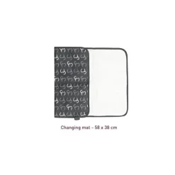 Clevamama - Bolsa de Fraldas Nicole Tote, Asfalto