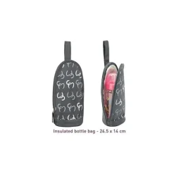Clevamama - Bolsa de Fraldas Nicole Tote, Asfalto