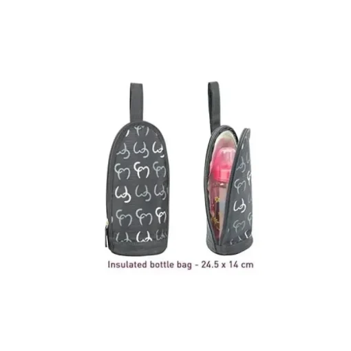 Clevamama - Bolsa de Fraldas Nicole Tote, Asfalto