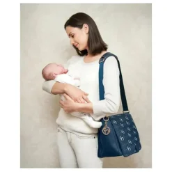 Clevamama - Bolsa de Fraldas Ellie Baby, Marinho