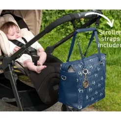 Clevamama - Bolsa de Fraldas Hannah Tote, Marinho